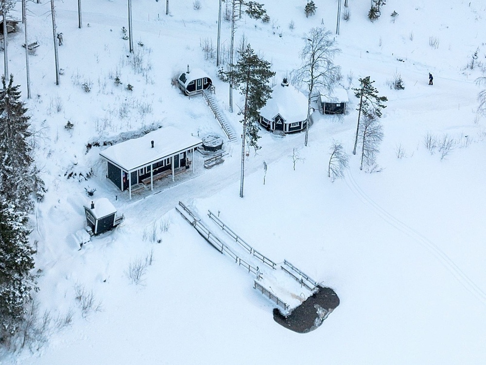 sauna Paljalla lake resort kainuu